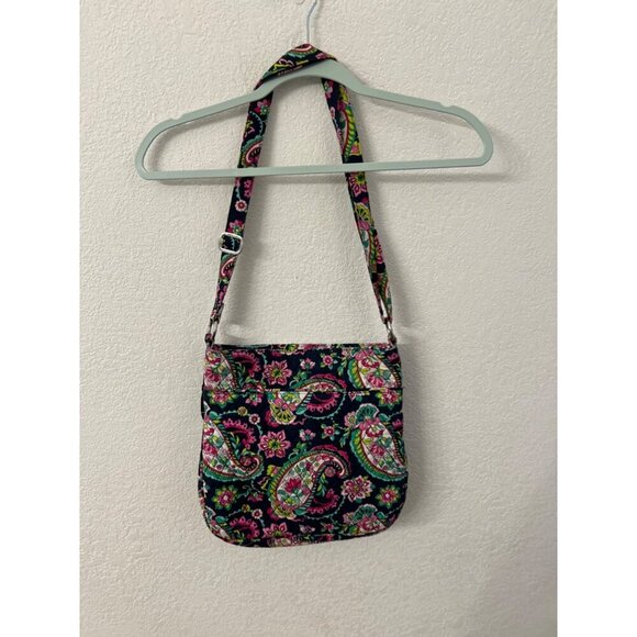 Vera Bradley petal paisley pattern crossbody purse - Picture 2 of 9